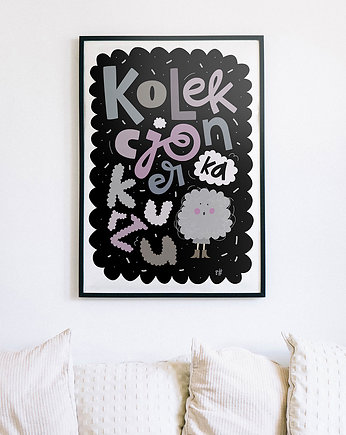 Plakat KOLEKCJONERKA KURZU, Marmolada Studio
