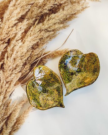 Patera Little Leaf - w kształcie liścia, ArtStyl Pracownia Ceramiki