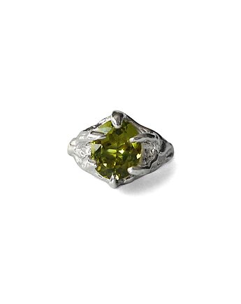 Pierścień Muse z perydotem, Gutowska jewelry
