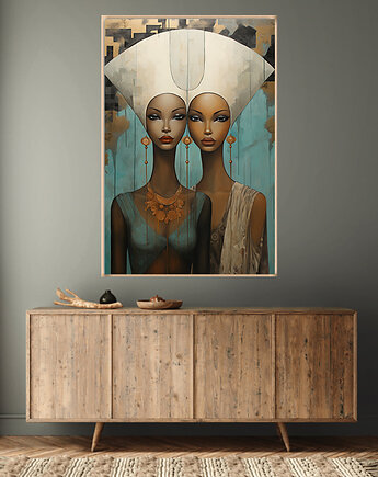 Oblicza Innych Wymiarów - Plakat - Druk - Abstrakcja, Surrealizm, Loft #21, Black Sapphire Art