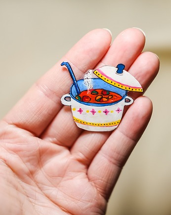 Przypinka Zupa Pomidorowa , Pintura