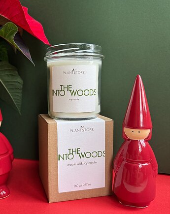 INTO THE WOODS Świeca sojowa DUŻA 260 g xmas edition, Plantstore