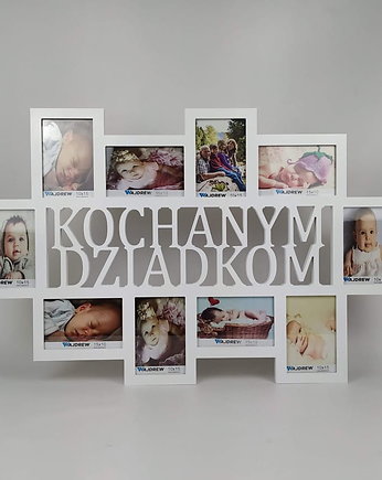 Multirama ramka na zdjęcia z napisem Kochanym Dziadkom 10 zdjęć  dzień Babci, Wajdrew