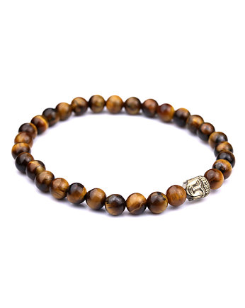 Bransoletka Męska Tygrysie Oko Budda, Brazi Druse Jewelry