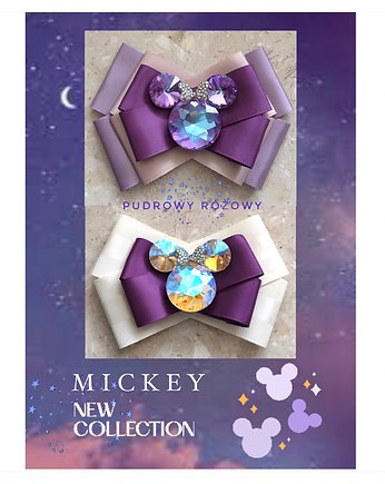 Brosza MICKEY  Hit! 1szt, Pudrowy Różowy