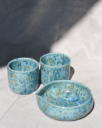 Zestaw miseczka do matchy + 2 czarki, barwa.ceramics