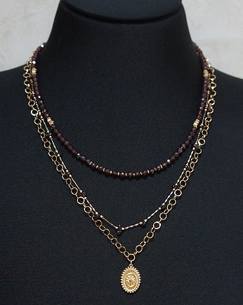 Triple vol. 2  - Granaty /naszyjnik/ 05.02.26 - Szlachetna kolekcja, KiKa pracownia