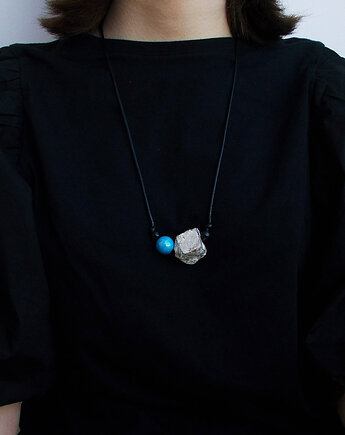 Kolor i forma ceramiczny naszyjnik #5, galeria nuit