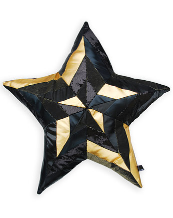 Poduszka gwiazdka złota, colour contrast