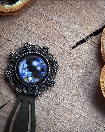 Zakładka z niezapominajkami, Figa handmade accessories