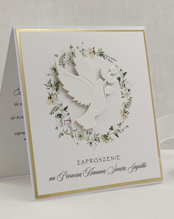 Zaproszenia na Komunię, wzór 18C, Anna Art and Crafts