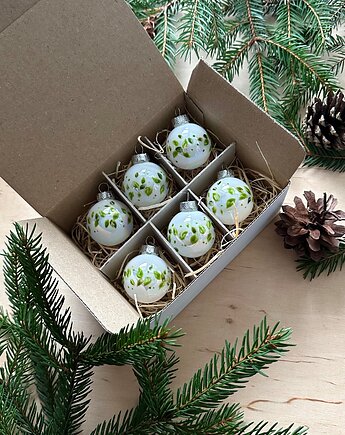 Komplet malowanych bombeczek 4cm, mavipoppy art