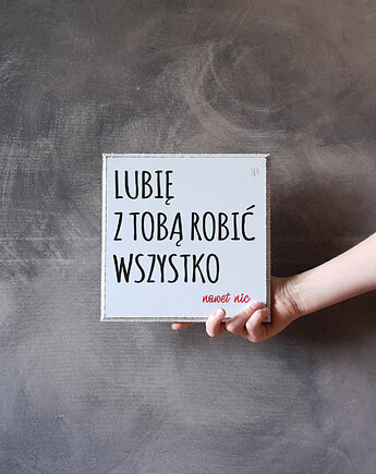 Tabliczka dla bliskiej osoby, LV Home