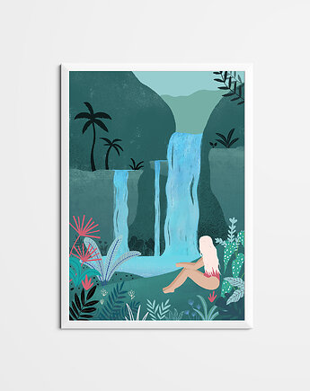 Plakat waterfalls, nadia kubczak