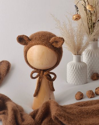 Bonetka niemowlęca baby alpaka + merino, eddfupanda