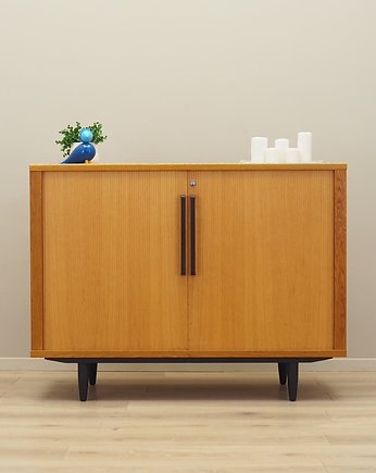 Szafka jesionowa, duński design, lata 70, produkcja: System B8 M, Przetwory design