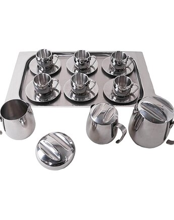 Zestaw do kawy i herbaty, włoski design, lata 80, produkcja: Włochy, Przetwory design