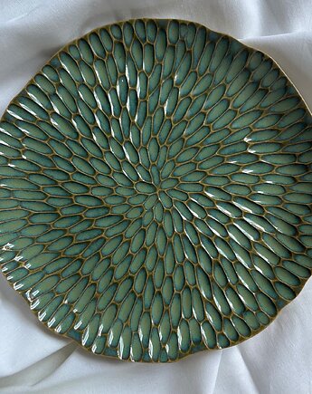 Talerz ceramiczny, podstawka na biżuterię, talerz do serwowania, Aleksandra Straus Ceramics Studio