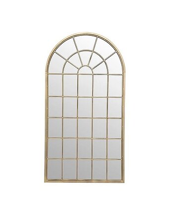 Lustro Okno Metalowe Złote 140 cm, MIA home