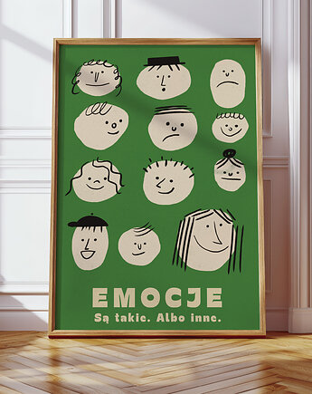 Plakat Emocje, MUKI design