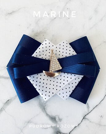 Brosza Marynarska / Żeglarska  Kolekcja MARINE  NEW, Pudrowy Różowy