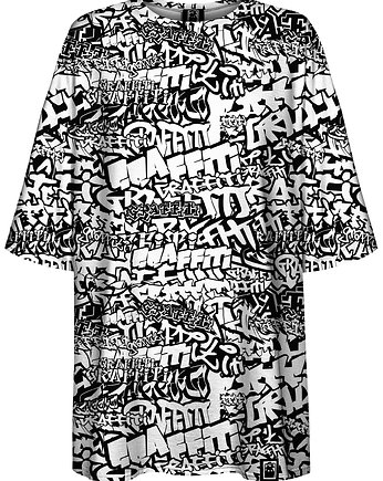 DR.CROW T-shirt Oversize Graffiti WB, DrCrow