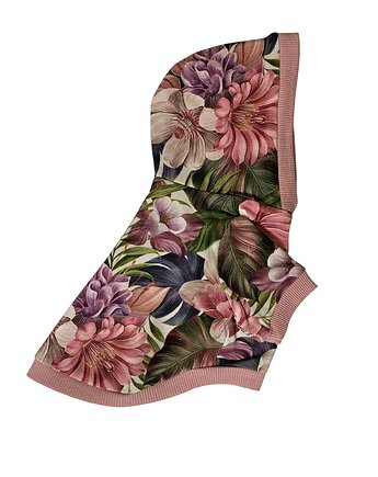 Bluza dla psa z kapturem KWIATY rozmiar S, Psia szafa