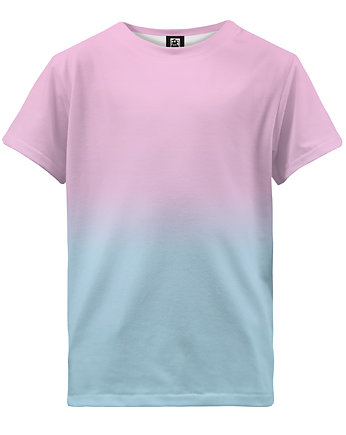 T-shirt Girl DR.CROW Ombre Pink Blue, DrCrow