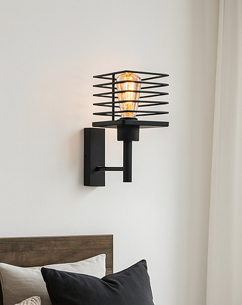 Kinkiet do sypialni w stylu loftowym ANDULO LOFT, lampy loftowe LYSNE LOFT