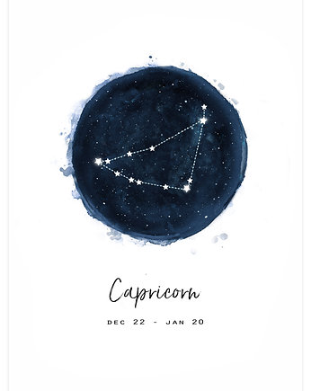 Capricorn - Art Print, Makaliboo