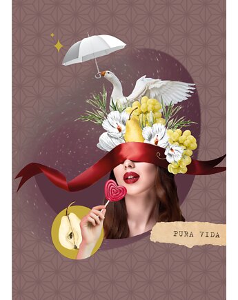 Kolaż/plakat z afirmacją PARASOL, Focusy