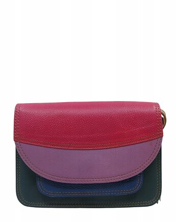 Torebka damska skórzana regulowany pasek kolorowa eko OLIVKA, Olivka Warsaw