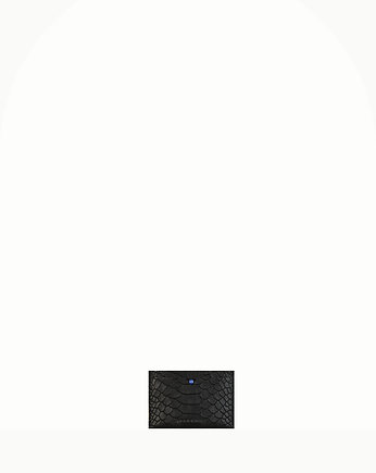 Cardholder "V" z lapis lazuli, tłoczona skóra, Hedonism