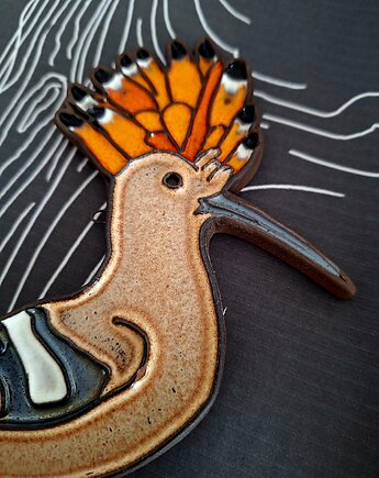 Ceramiczny ptak 2 sztuki dekoracja ogrodowa, Wooden Love