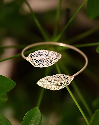 Bransoletka Liście L8 - Srebro 925, VENUS GALERIA