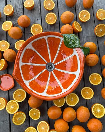 UM75 - Umywalka duża pomarańcza, Dekornia