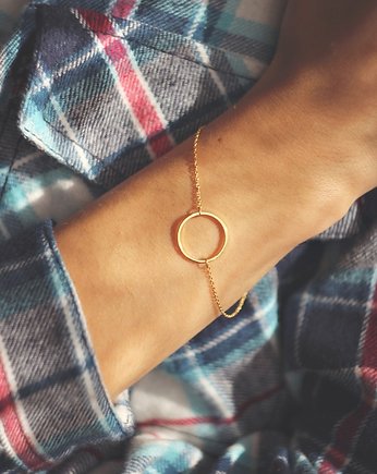 16k Gold Plated Karma Bracelet, Le Boho Bleu