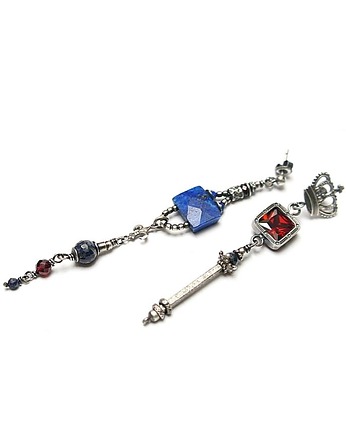 Kolczyki srebrne Berło vol. 2 , Katia i krokodyl