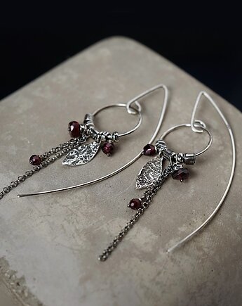 SIENA - srebro i granaty, studio INDIGO