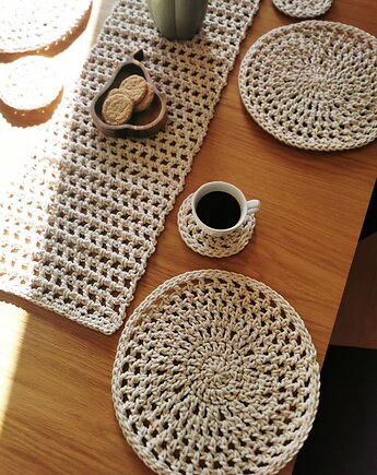 Podkładki na stół Azalia 2szt. okrągłe, Lana Design