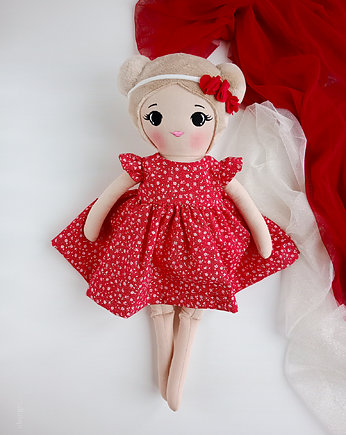 Lalka szmaciana Valentine's, lalka walentynka, OSOBY - Prezent dla 3 latka