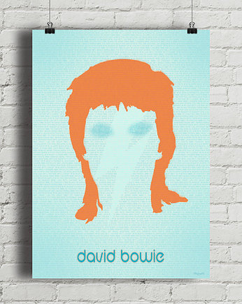 David Bowie - plakat fine art, minimalmill