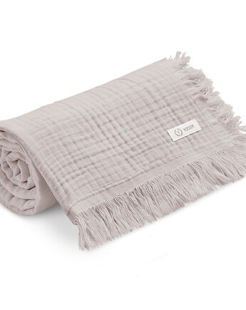 Koc muślinowy 4 warstwowy Beżowy, YOSOY