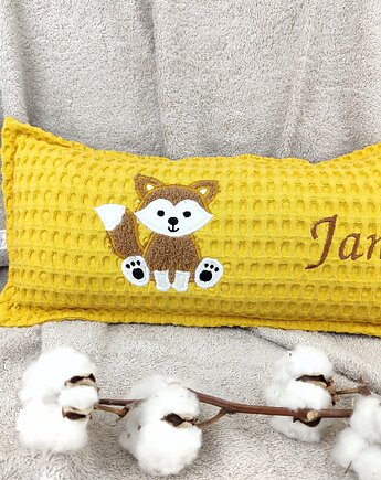Personalizowany prezent dla dziecka - imienna poduszka z liskiem, Enitka Sweet Baby Room