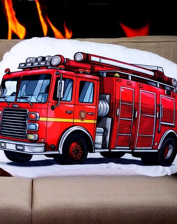 Poduszka straż pożarna przytulanka autko maskotka auto strażackie, Uszyciuch