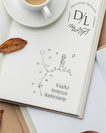 Stempel Ex Libris Exlibris personalizowany Mały Książe 2, DrukLove