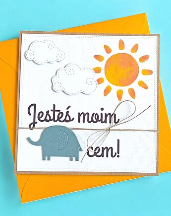 Jesteś moim SŁOŃcem - urocza kartka dla słoneczka - NEW, kaktusia