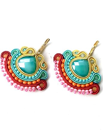 Sutaszowe kolczyki CORDELE, Sylwia Żak