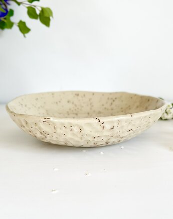 Ceramiczna miska M - piaskowy beż, Och ceramika