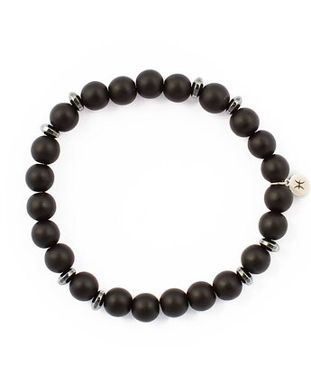 Męska bransoletka zodiakalna - Ryby - Siła i równowaga I, Kulka Bransoletki